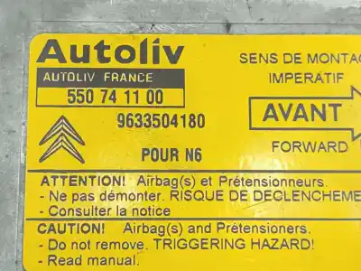 Автозапчасти б/у блок управления подушками безопасности за citroen xsara (n1) 1.6 i ссылки oem iam 9633504180  9633504180