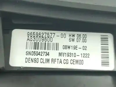 Pezzo di ricambio per auto di seconda mano controllo climatico per citroen c4 picasso i monospace (ud_) 2.0 hdi 138 riferimenti oem iam 9659627577  9659627577
