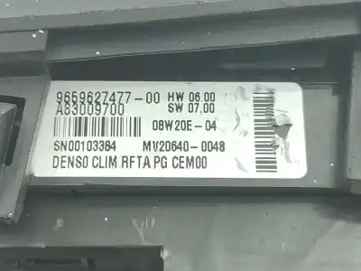 Pezzo di ricambio per auto di seconda mano controllo climatico per citroen c4 picasso i monospace (ud_) 2.0 hdi 138 riferimenti oem iam 9659627477  9659627477