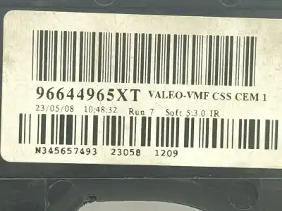 Автозапчасти б/у многофункциональное управление за citroen c4 picasso i monospace (ud_) 2.0 hdi 138 ссылки oem iam 96644965xt  n345657493