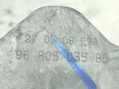 Автозапчастина б/у завнішня ручка задня ліва для citroen c4 picasso i monospace (ud_) 2.0 hdi 138 посилання на oem iam 9101gg  9680503580