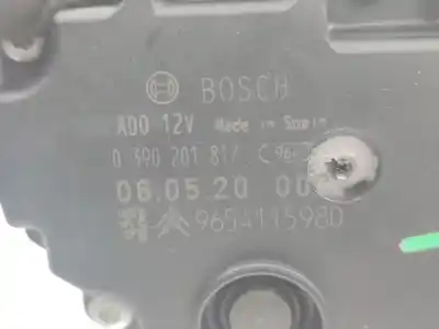 Second-hand car spare part rear windshield wiper motor for citroen c4 picasso i monospace (ud_) 2.0 hdi 138 oem iam references 9654115980  0390201817