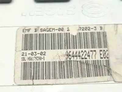 Peça sobressalente para automóvel em segunda mão display gps / multimídia por citroen c5 i (dc_) 2.0 hdi (dcrhzb, dcrhze) referências oem iam 9644422477  9644422477