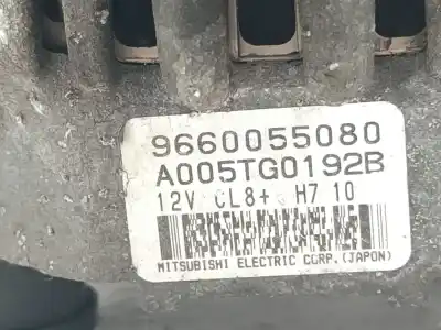 Автозапчастина б/у генератор для peugeot 207/207+ (wa_, wc_) 1.4 посилання на oem iam 5705eg  9660055080