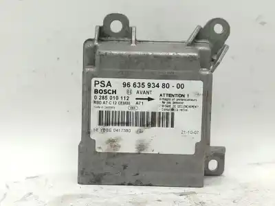 Second-hand car spare part airbag control unit for peugeot 207/207+ (wa_, wc_) 1.4 oem iam references 9663593480
