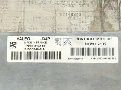 Second-hand car spare part ecu engine control for peugeot 207/207+ (wa_, wc_) 1.4 oem iam references 9664127180  9664127180