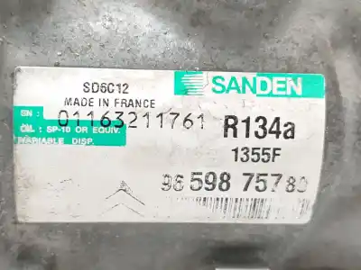 Автозапчастина б/у компресор кондиционера для peugeot 207/207+ (wa_, wc_) 1.4 посилання на oem iam 9822826880  9659875780