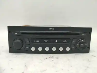 Second-hand car spare part audio system / radio cd for peugeot 207/207+ (wa_, wc_) 1.4 oem iam references 96643698xt