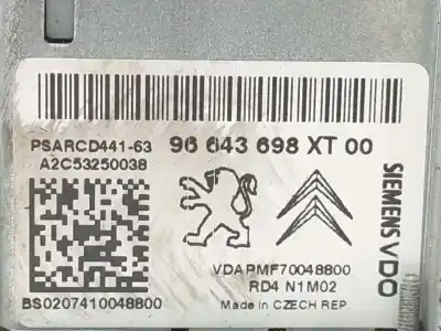 İkinci el araba yedek parçası ses sistemi / radyo cd için peugeot 207/207+ (wa_, wc_) 1.4 oem iam referansları 96643698xt  96643698xt