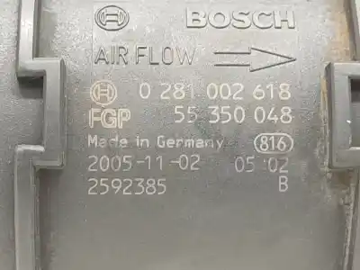 Second-hand car spare part flowmeter for opel vectra c gts (z02) 1.9 cdti (f68) oem iam references 55350048  55350048