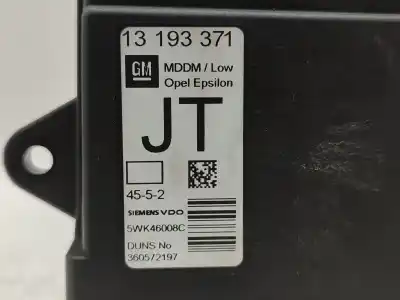 İkinci el araba yedek parçası elektronik modül için opel vectra c gts (z02) 1.9 cdti (f68) oem iam referansları 13193371  13193371