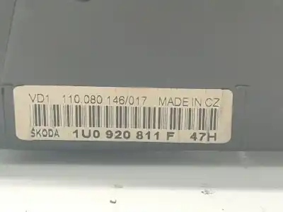 Автозапчасти б/у приборная доска за skoda octavia i (1u2) 1.9 tdi ссылки oem iam 1u0920811f  1u0920811f