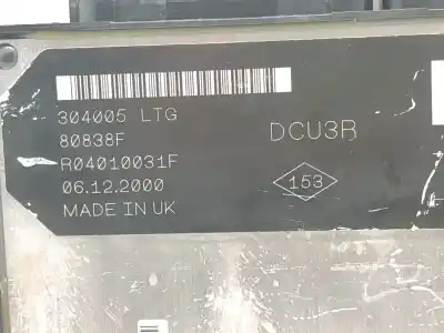 Автозапчасти б/у блок управления двигателем за renault clio ii (bb_, cb_) 1.9 d (b/cb0j) ссылки oem iam 7700114875  7700114875