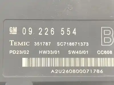 Автозапчасти б/у блок реле/предохранителей за opel vectra c (z02) 2.2 dti 16v (f69) ссылки oem iam 24443147  24443147