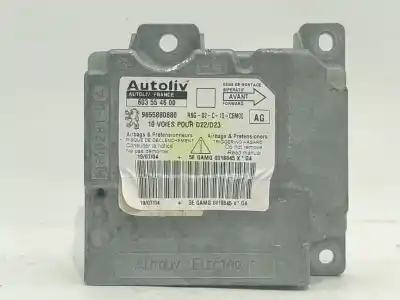 Pièce détachée automobile d'occasion boitier de commande d'airbag pour peugeot 407 (6d_) 2.0 hdi 135 (6drhrh, 6drhre, 6drhrg, 6drhrj) références oem iam 9655880880