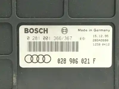 Second-hand car spare part ecu engine control for audi a4 b5 (8d2) 1.9 tdi oem iam references 028906021f  