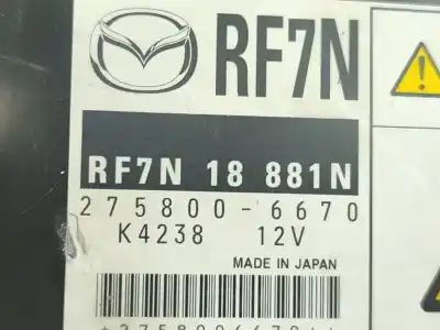 Second-hand car spare part ecu engine control for mazda 5 (cr19) 2.0 cd (cr19) oem iam references rf7n18881n  rf7n18881n