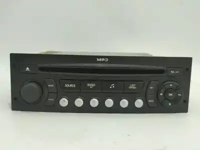 Second-hand car spare part audio system / radio cd for citroen c4 grand picasso i (ua_) 1.6 hdi oem iam references 96591777xt