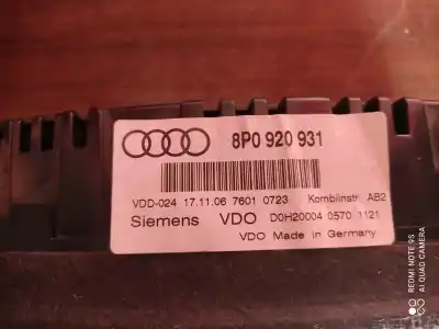Peça sobressalente para automóvel em segunda mão quadrante por audi a3 sportback (8p) 2.0 tdi ambiente (dpf) referências oem iam   
