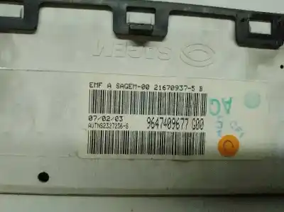 Second-hand car spare part multifunction display for citroen xsara break 1.8 16v cat (lfy / xu7jp4) oem iam references 9647409677   Second-hand car spare part multifunction display for citroen xsara break 1.8 16v cat (lfy / xu7jp4) oem iam references 9647409677