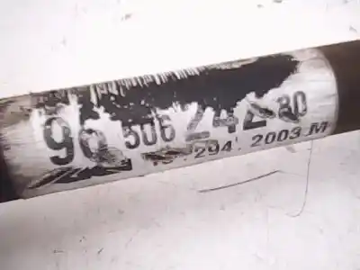 Second-hand car spare part front left transmission for citroen c2 audace oem iam references 9650624280  