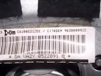 Second-hand car spare part front left air bag for citroen c2 audace oem iam references 96380009ze  