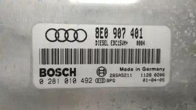 Second-hand car spare part ecu engine control for audi a4 avant (8e) 2.5 tdi (114kw) oem iam references 8e0907401  