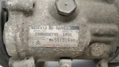 Second-hand car spare part air conditioning compressor for citroen c2 by loeb oem iam references 9655191680  
