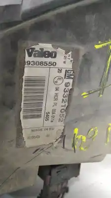 Second-hand car spare part left headlight for opel meriva cosmo oem iam references 93321052  