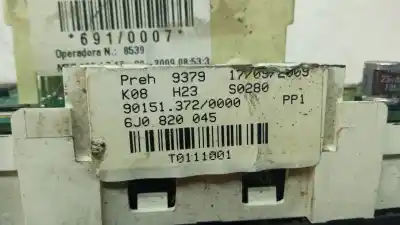 Автозапчастина б/у контроль опалення / кондиціонації для seat ibiza (6j5) reference посилання на oem iam 6j0820045  