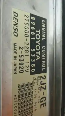 Автозапчасти б/у блок управления двигателем за lexus is 300 (jce10) 3.0 premium ссылки oem iam 8966153380  