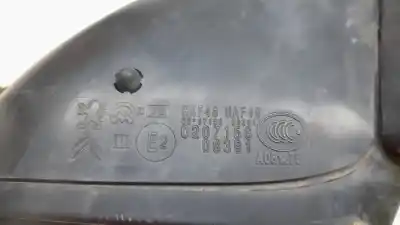 Peça sobressalente para automóvel em segunda mão espelho retrovisor direito por citroen c3 business referências oem iam 0207156  