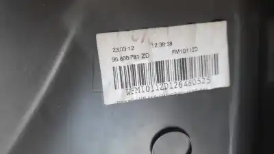 Second-hand car spare part right rear door trim for citroen c3 business oem iam references 96866781  