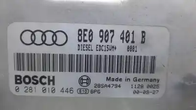 Second-hand car spare part ecu engine control for audi a4 berlina (8e) 2.5 v6 24v tdi oem iam references 8e0907401b  