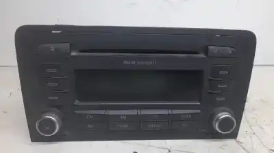 Peça sobressalente para automóvel em segunda mão sistema de áudio / rádio cd por audi a3 (8p) 2.0 tdi limited edition (125kw) referências oem iam 8p035186