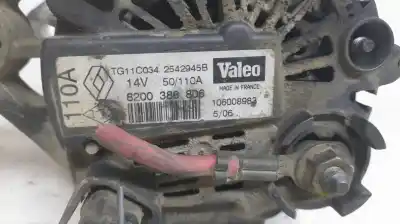 Автозапчастина б/у генератор для renault clio ii fase ii (b/cb0) authentique посилання на oem iam 8200386806  