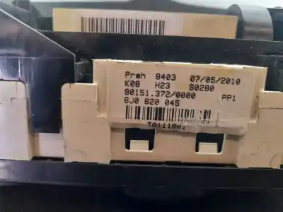 Gebrauchtes Autoersatzteil steuerung der heizung / klimaanlage zum seat ibiza (6j5) reference oem-iam-referenzen 6j0820045