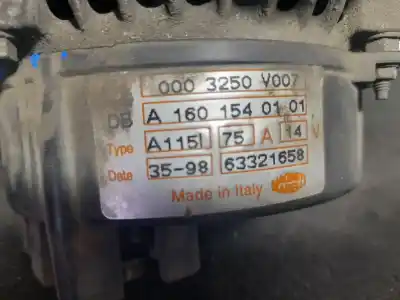 Pezzo di ricambio per auto di seconda mano alternatore per smart cabrio 0.6 turbo cat riferimenti oem iam 0003250v007  