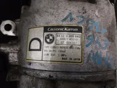 Автозапчасти б/у КОМПРЕССОР КОНДИЦИОНЕРА ВОЗДУХА за BMW SERIE 3 BERLINA (E46)  ссылки OEM IAM 6905643  