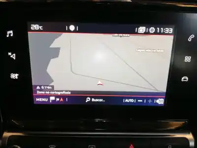 Peça sobressalente para automóvel em segunda mão módulo / sistema de navegação gps por citroen c3 picasso feel referências oem iam   
