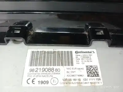 Second-hand car spare part multifunction display for renault captur adventure oem iam references   