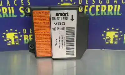 Second-hand car spare part airbag control unit for smart coupe passion oem iam references 0001211v007  993791001