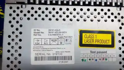 Автозапчастина б/у аудіо система / радіо cd для suzuki swift berlina (mz) gl посилання на oem iam 3910162j0  