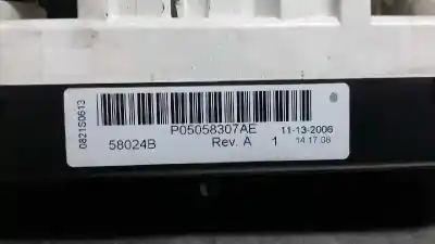 Peça sobressalente para automóvel em segunda mão comando de sofagem (chauffage / ar condicionado)  por dodge caliber se referências oem iam po5058307ae  58024b
