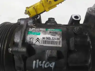 Second-hand car spare part air conditioning compressor for peugeot 407 confort oem iam references 9656572480  