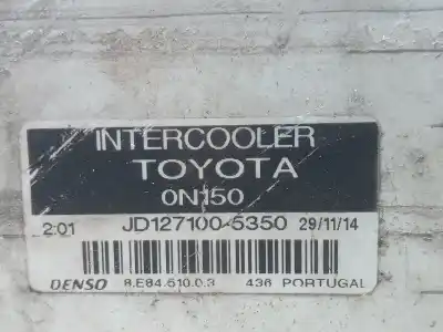 Pezzo di ricambio per auto di seconda mano intercooler per toyota auris active riferimenti oem iam jd1271005350  