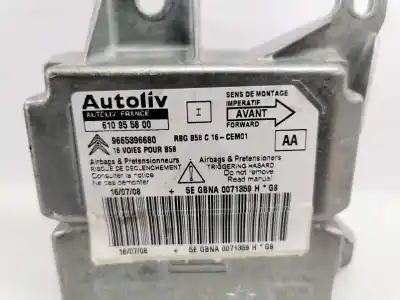 Second-hand car spare part airbag control unit for citroen c4 picasso exclusive plus oem iam references 9665396680  610955800