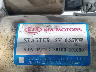 Peça sobressalente para automóvel em segunda mão motor de arranque por kia rio ls berlina referências oem iam   
