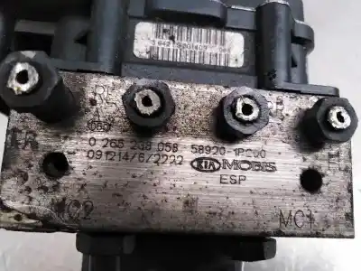 Peça sobressalente para automóvel em segunda mão abs por kia venga basic referências oem iam 0265238058  589201p200