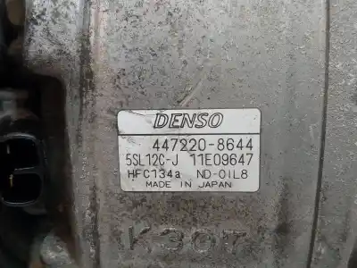 Second-hand car spare part air conditioning compressor for fiat stilo (192) 1.9 jtd cat oem iam references 4472208644  